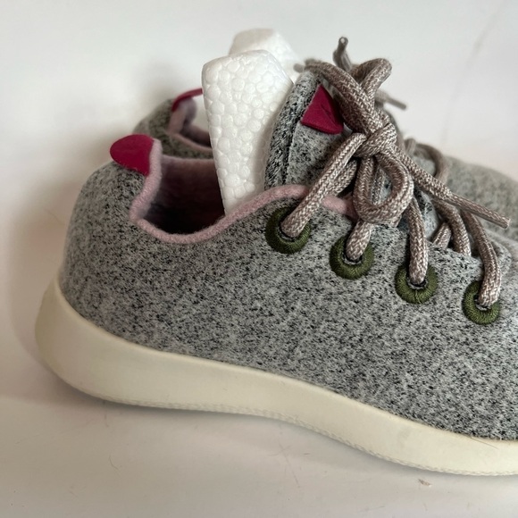 Allbirds Merino Wool Runners Lace-Up Shoes WR /W7 Women's Gray Grey - Picture 5 of 7